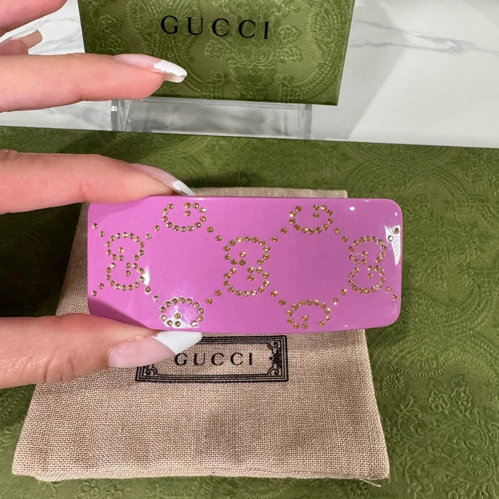 Gucci Pink Hair Clip Accessory - Picture 2 of 4